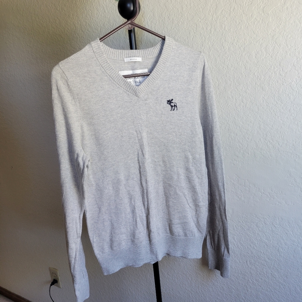 Abercrombie & Fitch Men's Long Sleeves Sweater, M